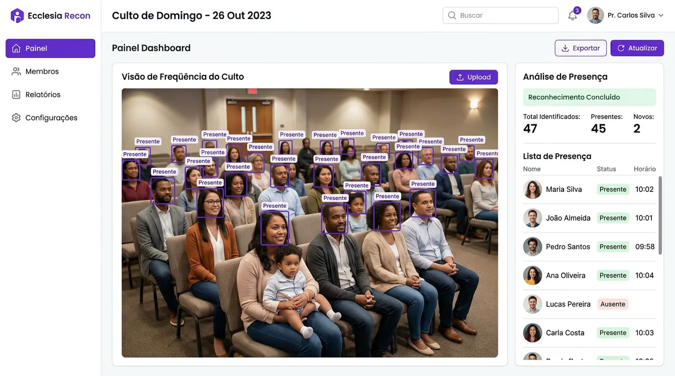 Reconhecimento Facial do ePastor